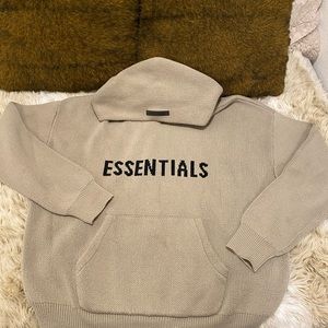 Fear of God Essentials Knit Pullover
Hoodie - Olive- Size Medium